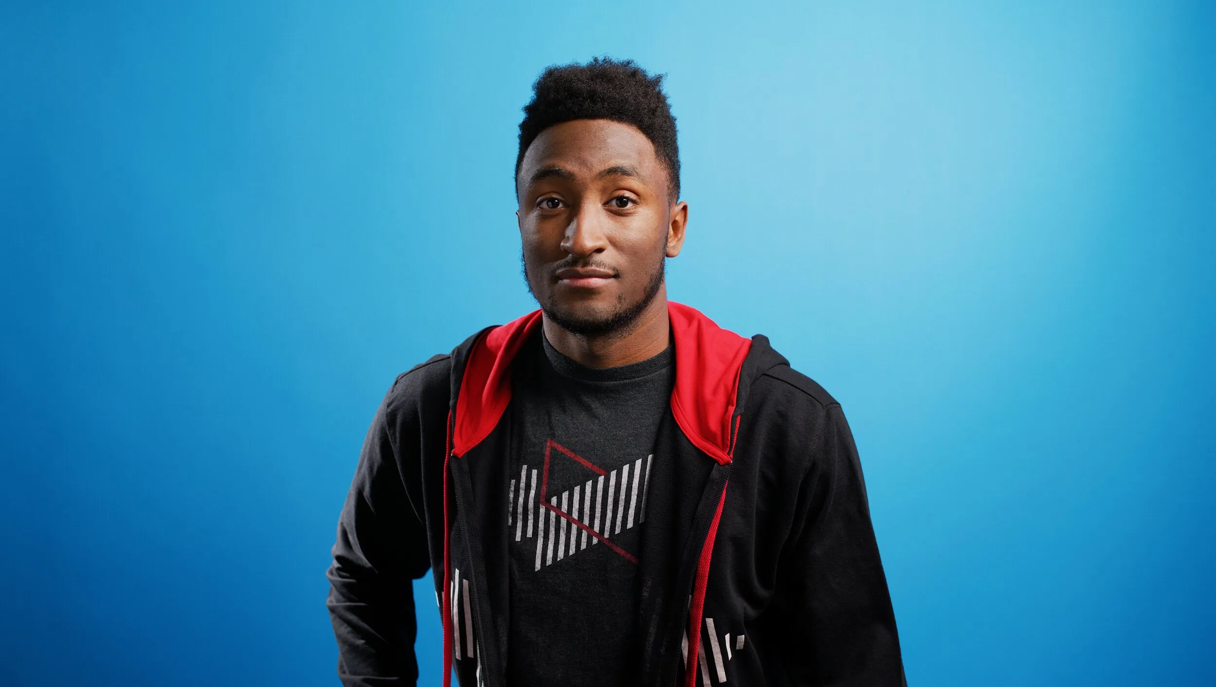 Marques Brownlee in a studio portrait